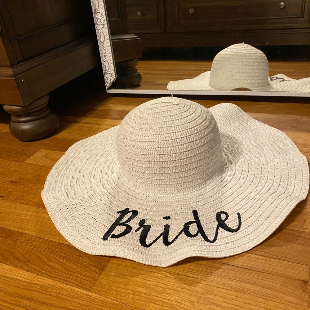 Bride sun hat